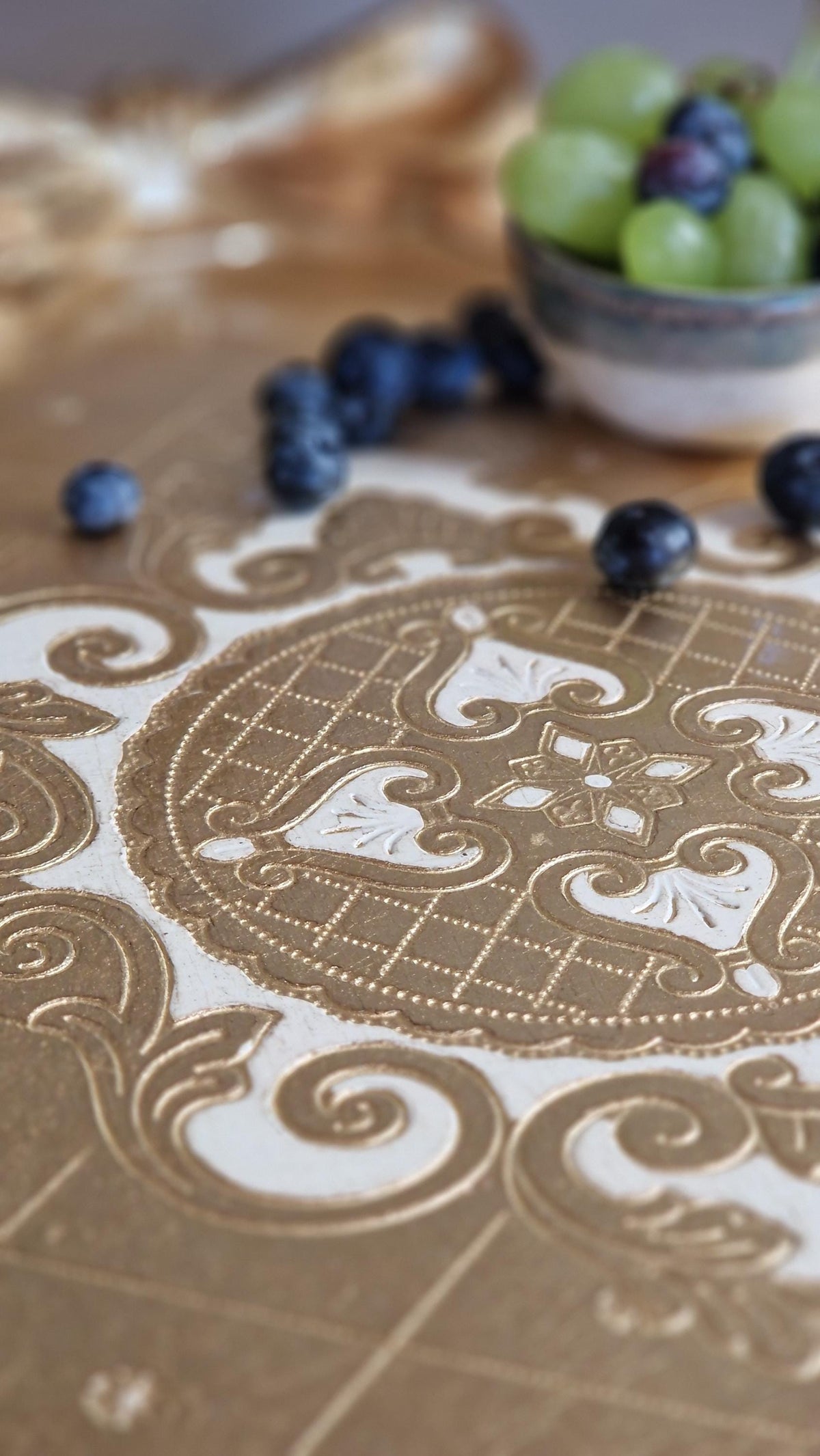 Vassoio Fiorentino in legno realizzato e decorato a mano, Wooden Florentine Tray